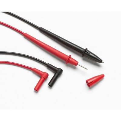 TL75-1 Sicherheits-Messleitungs-Set Lamellenstecker 4 mm Prüfspitze 1.20 m Schwarz, Rot 1 St. - Fluke