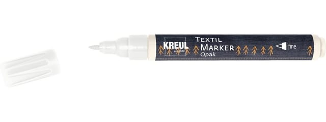 Textil Marker Opak fine weiß Textilfarbe - Kreul