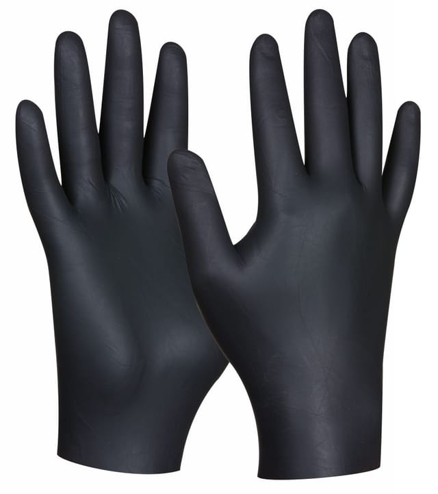 Einweghandschuhe Black Nitrilhandschuh ungepudert Größe xl - 80 Stück - Gebol
