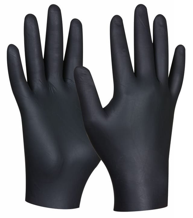 Gebol Einweghandschuhe Black Nitril L 80 Stück Einmalhandschuh Gummihandschuh