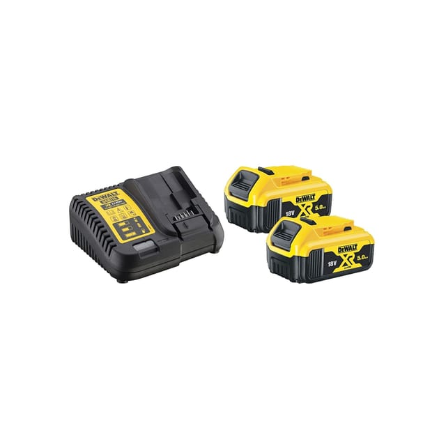 Starter-Kit 18V (2x5,0 Ah) mit Ladegerät (DCB115) - DEWALT DCB115P2