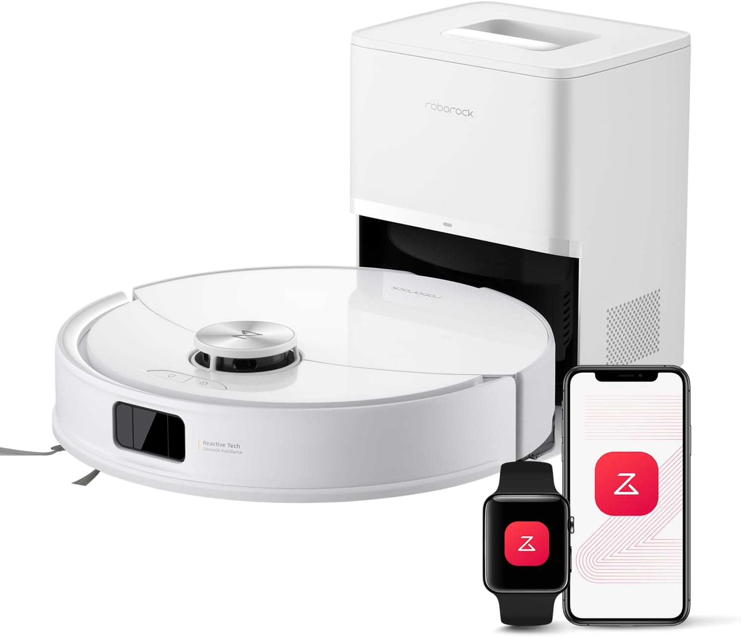 [generalüberholtes Produkt] Roborock Q10 S5+ Saugroboter Mit Wischfunktion, 10.000 Pa Hyperforce Saugkraft, Dual Anti-tangle System, Auto Lifting Mopping