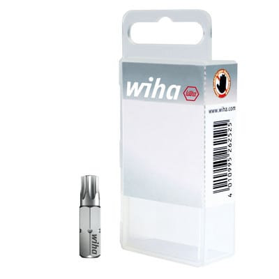 Bit Set Standard 25 mm torx® (T20) 2-tlg. 1/4' in Box (08423) - Wiha