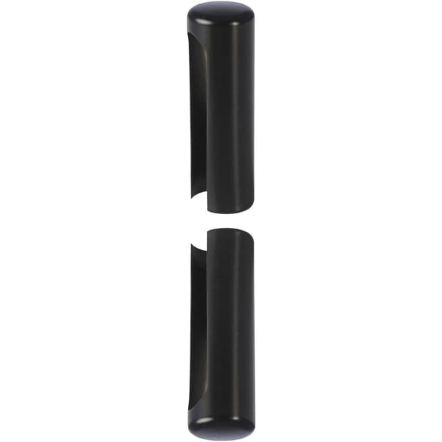 SFS - Zierhülse aus Aluminium Aufsteckhülse schwarz für Einbohrbänder Band ø 15mm, Bandhöhe 92mm