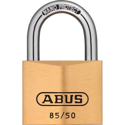 Hangschloss Messing 85/50 gl.-2681 - Abus