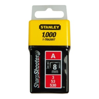 Klammern Typ a 8mm 1000 Stück - Stanley
