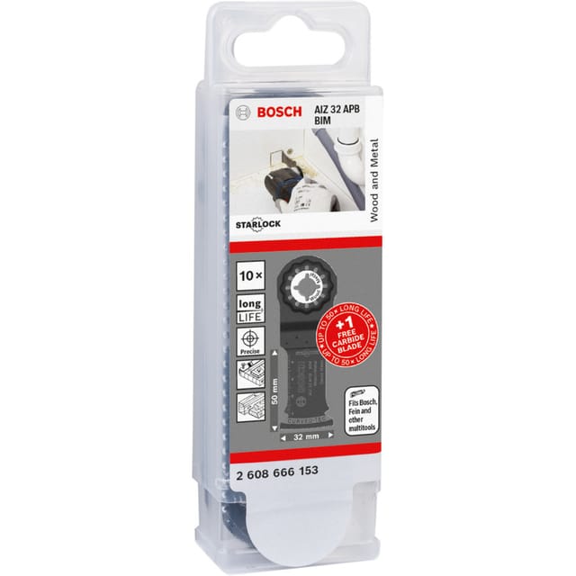 Bosch - Tauchsägeblatt-Set 10x aiz 32 apb + 1x expert MultiMax aiz 32 apit
