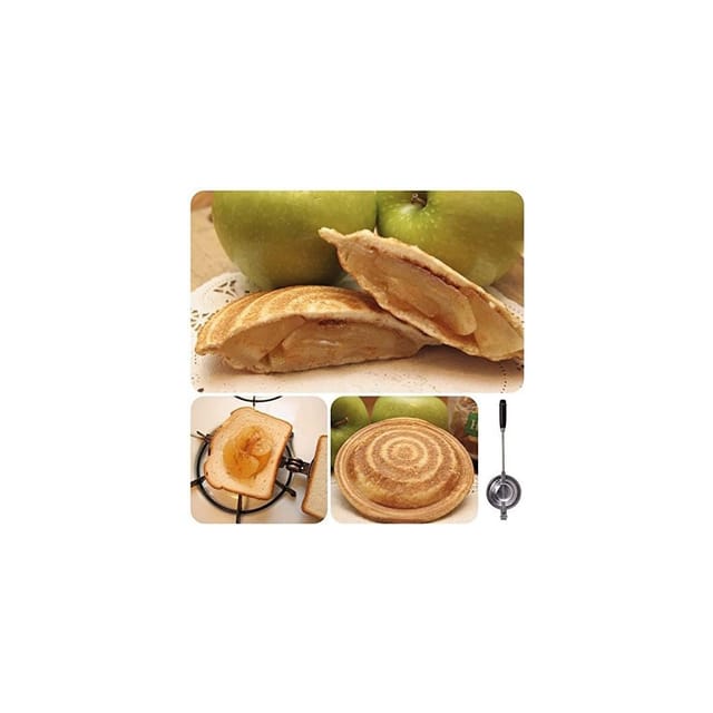 Trade Shop Traesio - Trade Shop - Toastzange Tite Panini Sandwich Toaster Aluminium Manuell Grill Küche -