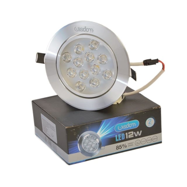 Trade Shop Traesio - Trade Shop - 12W verstellbarer Einbau-LED-Strahler, weißes Licht, Deckenbeleuchtung -