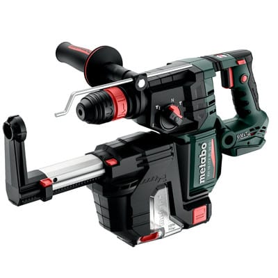 Metabo - Akku-Kombihammer kh 18 ltx 28 bl q Set isa, incl. Staubabsaugung, Zubehör x xl
