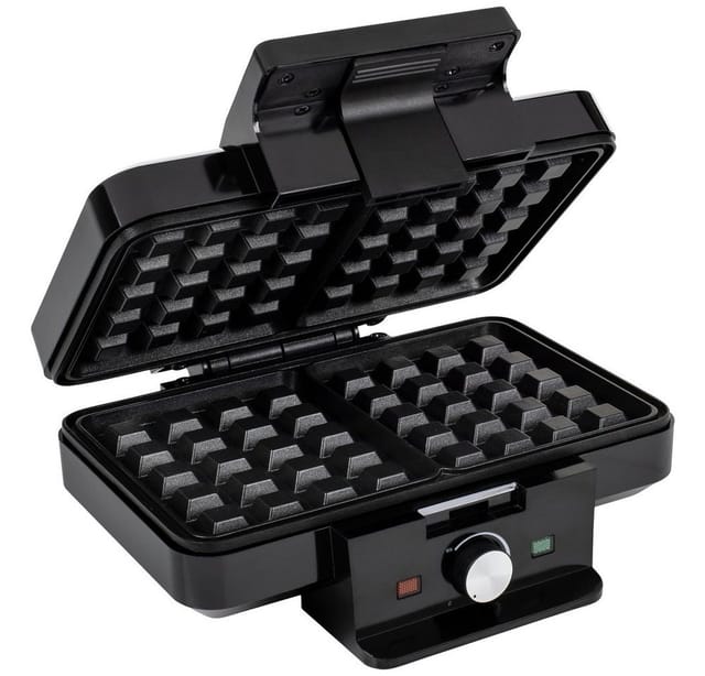 Tristar - WF-1165 Waffeleisen stufenloser Temperaturregler Schwarz