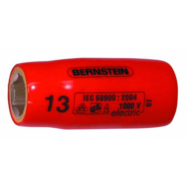 Bernstein Tools For Electronics - 16-498 vde Außen-Sechskant VDE-Steckschlüsseleinsatz 22 mm 3/8