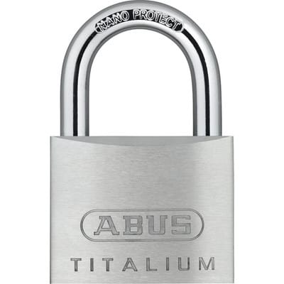 Abus - Vorhängeschloss 64 Titalium 50 x 77 x 17 mm - verschieden - 64TI/50