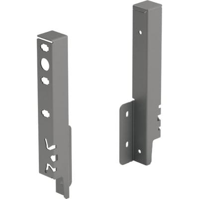 ArciTech Rückwandverbinderset Anthrazit - 186 mm - 9150503 - Hettich