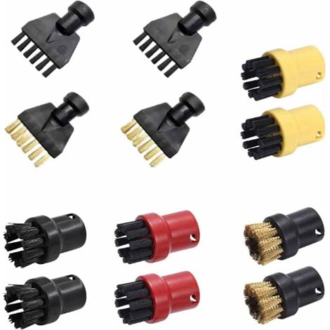 12-teiliges Zubehörset Für Dampfreiniger, Passend Für Kärcher Sc1, Sc2, Ctk10, Sc3, Sc4, Sc5 Und Sc7, Für Küche Und Bad