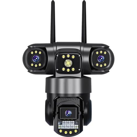 Hd-überwachungskamera, Bewegungs- Und Personenerkennung, Zwei-wege-audio, 4g/wlan/kabelverbindung, Für Überwachung