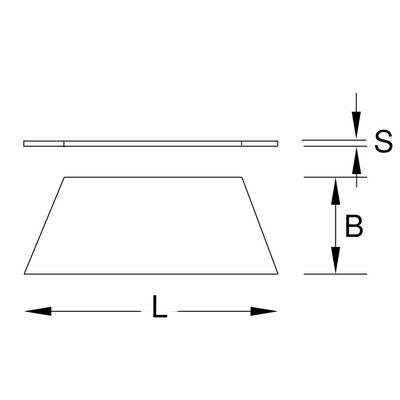 Trapezklingen, Spender à 5 Stück, für 970.2173