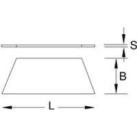Trapezklingen, Spender à 5 Stück, für 970.2173 Bild 2