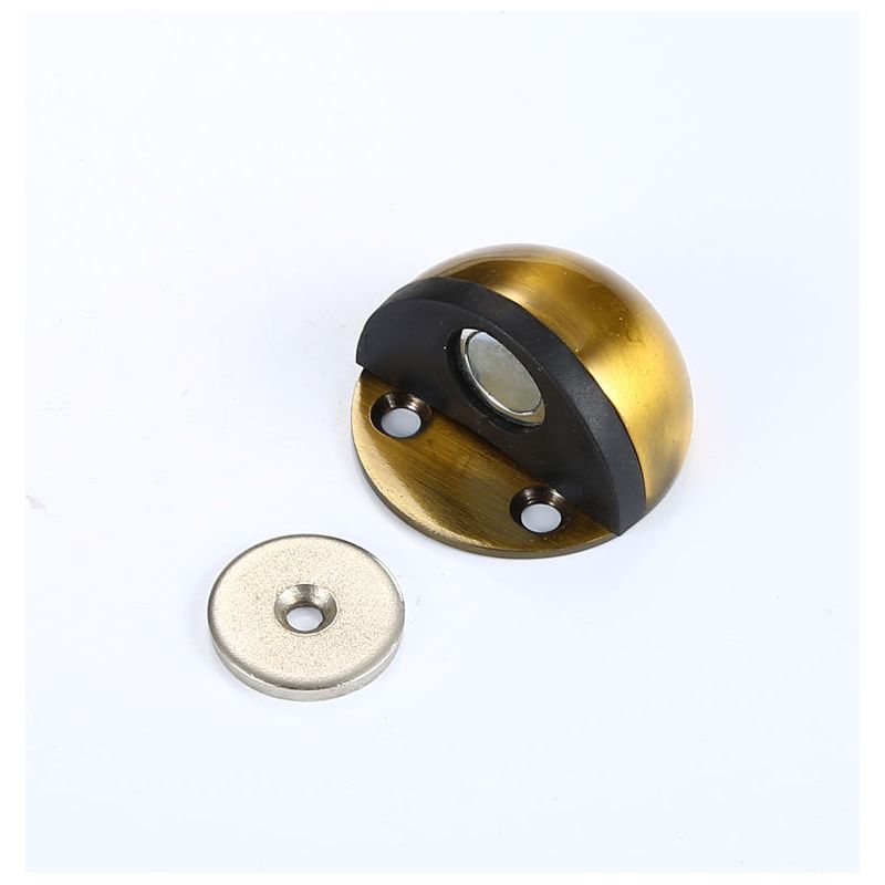 Stück Magnetische Türstopper Aus Metall, Türstopper Zum Einschrauben, Selbstklebende Türstopper Ohne Bohren Zum Schutz Von Türen Und Wänden (gelb)