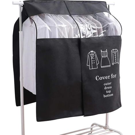 Kleidersack 90 X 110 Cm, Schwarzer Staubschutz, Universal-kleidersack