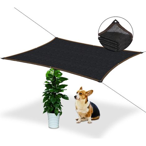 Sonnensegel Für Terrasse Und Pergola (4 X 4 M), 70% Markise Für Terrasse Und Balkon, Sonnenschirm Für Gemüsegarten, Terrasse Und Pool