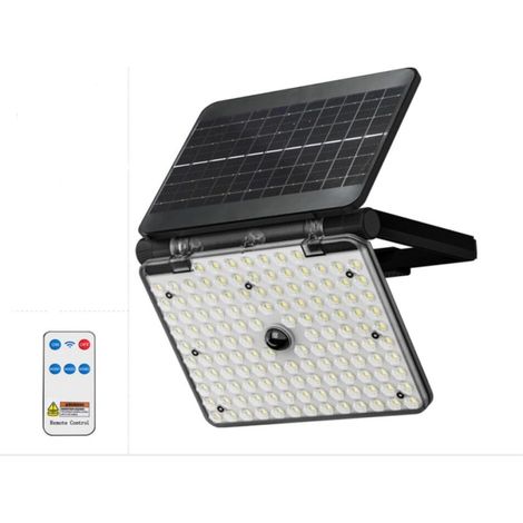 Solarbetriebene Outdoor-leuchte Mit Bewegungsmelder, Fernbedienung, 180° Faltbar, Wasserdicht, Tragbar Für Outdoor-abenteuer, Grillabende, Partys, Camping Und Notfälle