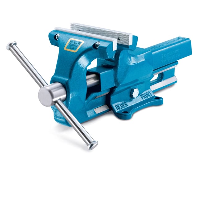 Schraubstock 160 mm + Wechselbacken, Amboss, Spannweite 225 mm, Werkbank - Heuer