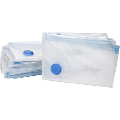 Set Mit 10 Vakuum-aufbewahrungsbeuteln Für Bettwäsche Und Kleidung – 60 X 80 Cm