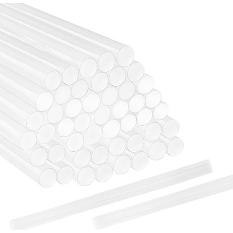 Packung Mit 70 Heißklebesticks, 11 Mm X 150 Mm, Transparente Heißklebesticks Für Heimwerkerarbeiten Und Festdekorationen