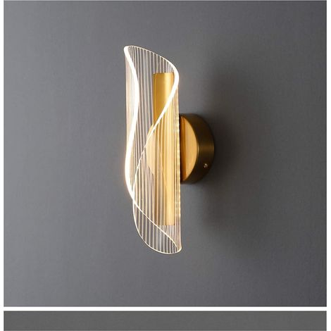 Neue Goldene Wandleuchten Für Schlafzimmer, Nachttisch, Flur, Wohnzimmer, Büro, Skandinavischer Stil, Nachttischlampe, Dachboden, Durchgang, Led/kaltweiße Wandleuchten