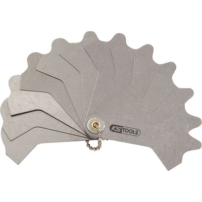 Schweißnahtlehre, 12 Blatt, 3-12mm
