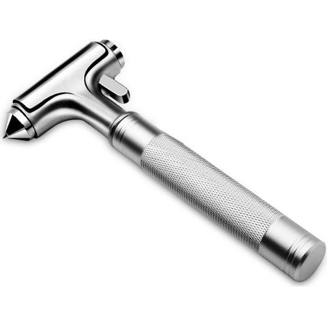 Sicherheitshammer Aus Metall Mit Scheibenbrecher Und Gurtschneider, Notfallrettungswerkzeug Aus Aluminiumlegierung Für Autos.
