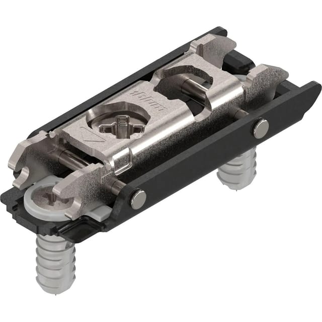 Clip Montageplatte, gerade 20/32 mm, onyxschwarz, gerade 20/32 mm, onyxschwarz - Blum