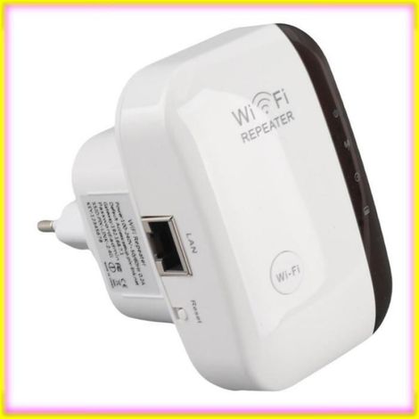 Keenso Wlan-repeater, Leistungsstarker Signalverstärker Für Große Reichweite, Für Büro/computer, Eu-stecker