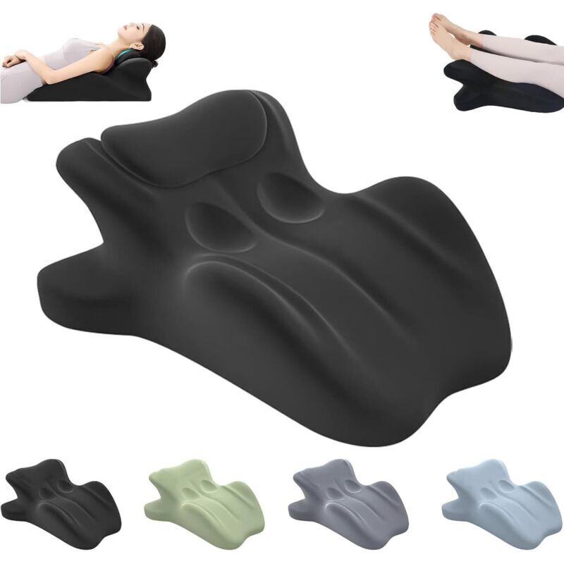 Multifunktionales Keilkissen Aus Hochdichtem Memory-schaum Zum Schlafen, Lesen, Zur Nackenstütze Und Nach Operationen – 59 X 39 Cm