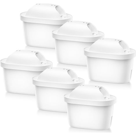 6er-pack Ersatz-wasserfilterkartuschen, Kompatibel Mit Dem Deutschen Bide Plus All-in-1-filterkrug, Reduziert Pfas, Pfoa/pfos, Chlor Und Kalk