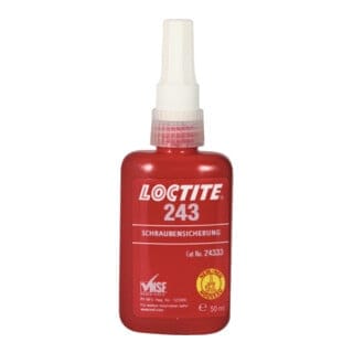 Mittelfeste Schraubensicherung 50 ml Flasche Nr. 243 - Loctite