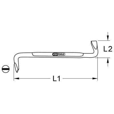 Winkelschraubendreher Schlitz, 4mm
