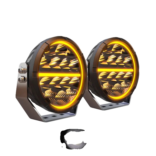 Offroad-fahrscheinwerfer, 60.000 Lumen, Wasserdicht, 2er-pack, 6,5-zoll-leuchte
