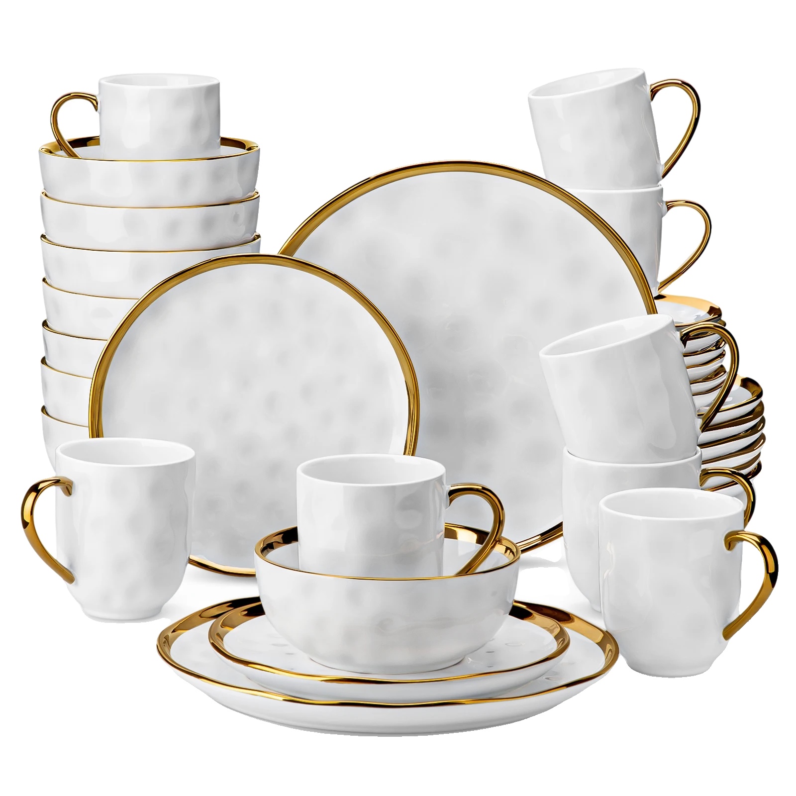 32-teiliges Geschirrset, Elegantes Design, Langlebige Qualität
