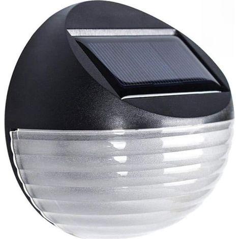 2-teiliges Set Solar-led-wandleuchten Für Den Außenbereich, Wasserdicht, Warmweißes Licht, Ideal Für Garten, Zaun Oder Hof