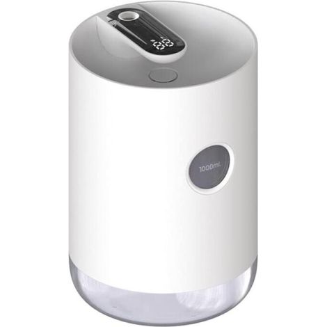 Weißer, 1000-ml-luftbefeuchter Mit Kaltvernebelung, Leiser Ultraschall-luftbefeuchter Mit Nachtlicht, Usb-anschluss Für Den Schreibtisch, Geeignet Für Schlafzimmer, Büro, Kinderzimmer, Wohnzimmer, Pfl