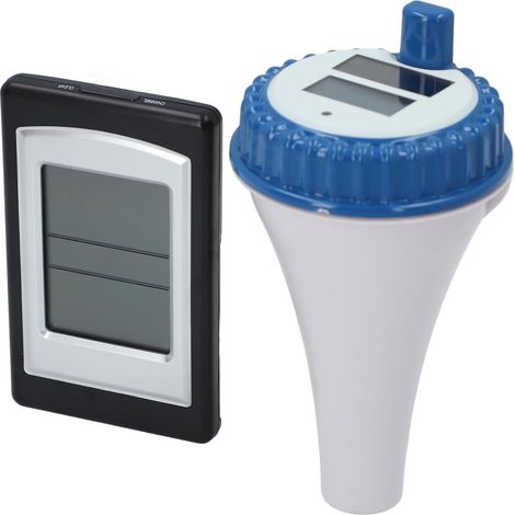 Solarbetriebenes, Digitales Schwimmthermometer (ipx8) Mit Lcd-display Und Sensor Für Schwimmbäder, Whirlpools Und Aquarien