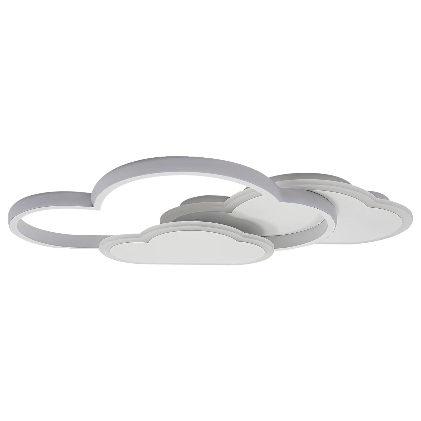 Led-deckenleuchte, Wolkenform, Dimmbar, 3 Farben, 42 W