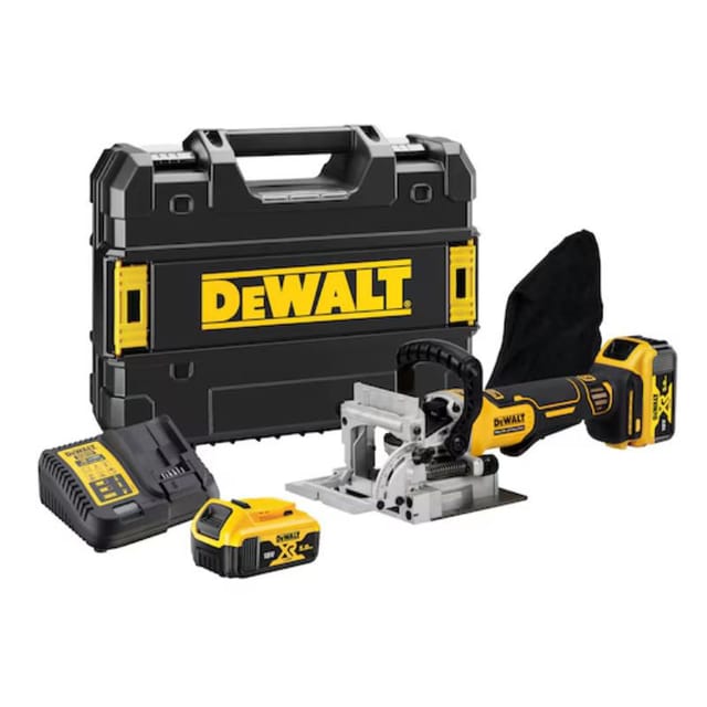 Fraiseuse à lamelles 18V xr (2x 5.0AH) en coffret Dewalt DCW682P2-QW