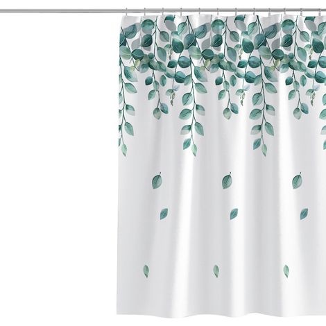Niedlicher, Schlichter Duschvorhang, 200 X 180 Cm, Polyester, Maschinenwaschbar, Badewannenvorhang Fürs Badezimmer