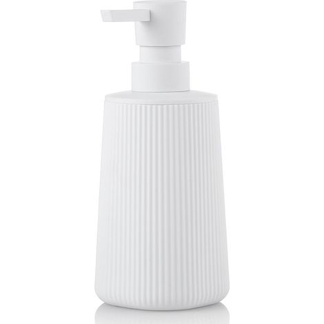 Einfacher Seifenspender Aus Kunststoff Für Handdesinfektionsmittel, Handcreme, Geschirrspülmittel, Weiß