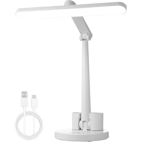 Universelle Schreibtischlampe, Usb-lade-leselampe, Helle Schreibtischlampe, Langlebige Nachttischlampe Für Schlafzimmer, Zuhause, Schule, Arbeitszimmer, Schminktisch, Zum Lesen, Lernen, Arbeiten Und S