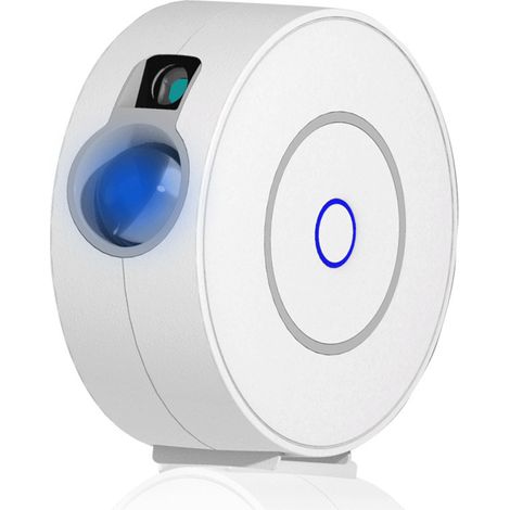 Led-wlan-sternenhimmelprojektor, Intelligenter Sternenhimmelprojektor Mit Galaxien-nachtlicht, Dimmbar, Sprachgesteuert, Wlan-verbindung, Timer (weiß)