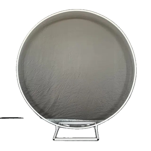Hochzeitsbogenständer, Individuell Anpassbares Design, Robuste Konstruktion, 1,8 M (70,8 Zoll) -a, Weißer Quadratischer Sockel -c